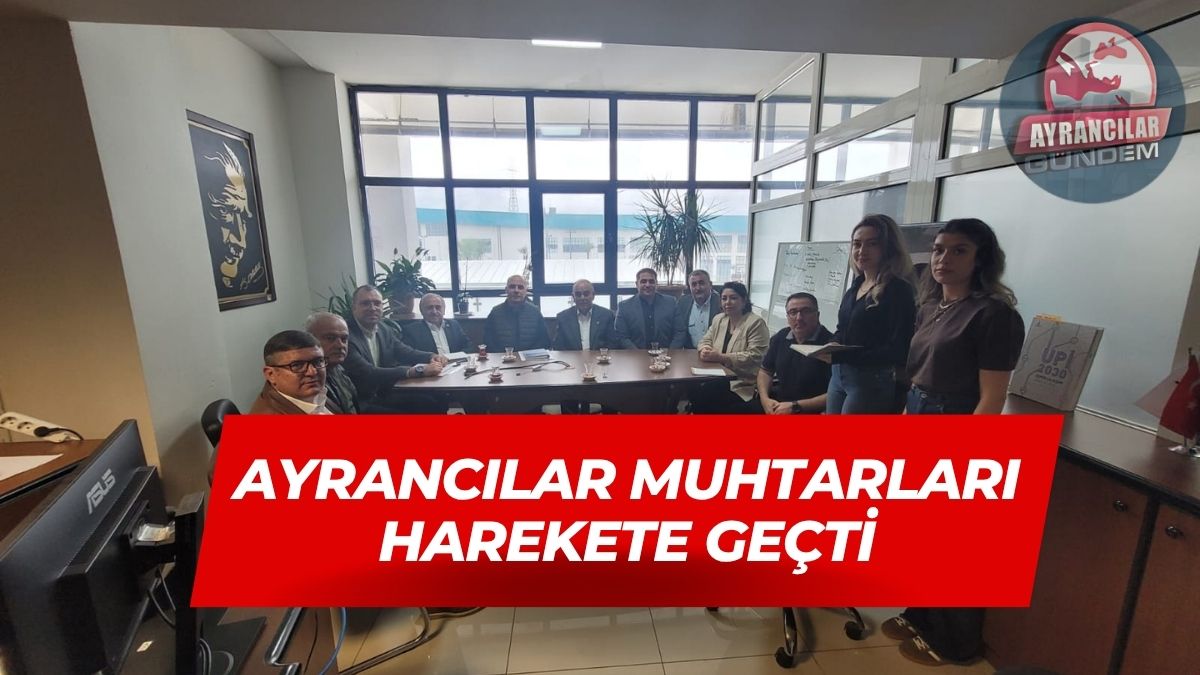 Ayrancılar Muhtarları Ulaşım İçin Tek Yürek Oldu